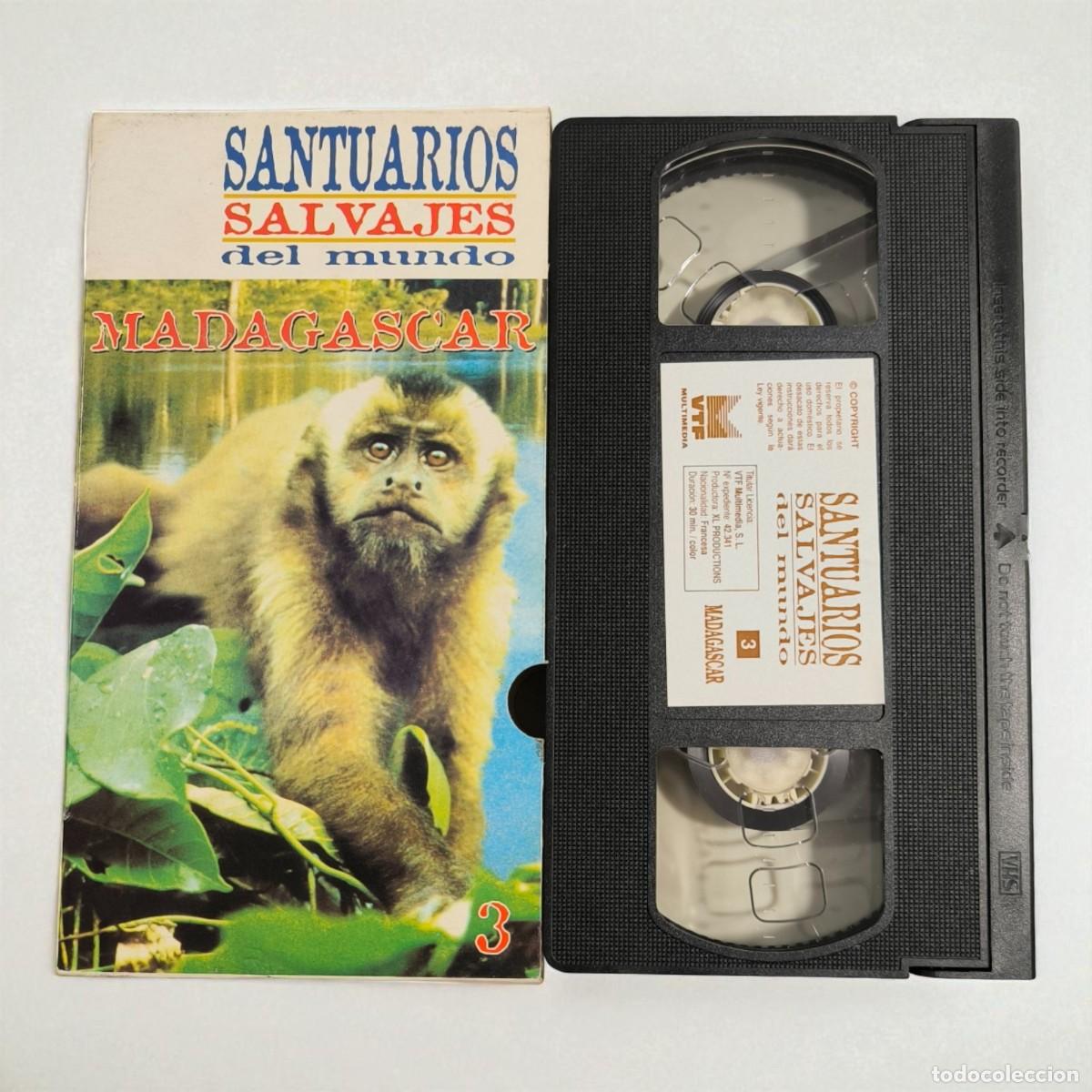 Cine: Santuarios Salvajes Del Mundo &ndash; Madagascar (VHS) Volumen 3 &ndash; Tesoros Naturales En Estado Puro