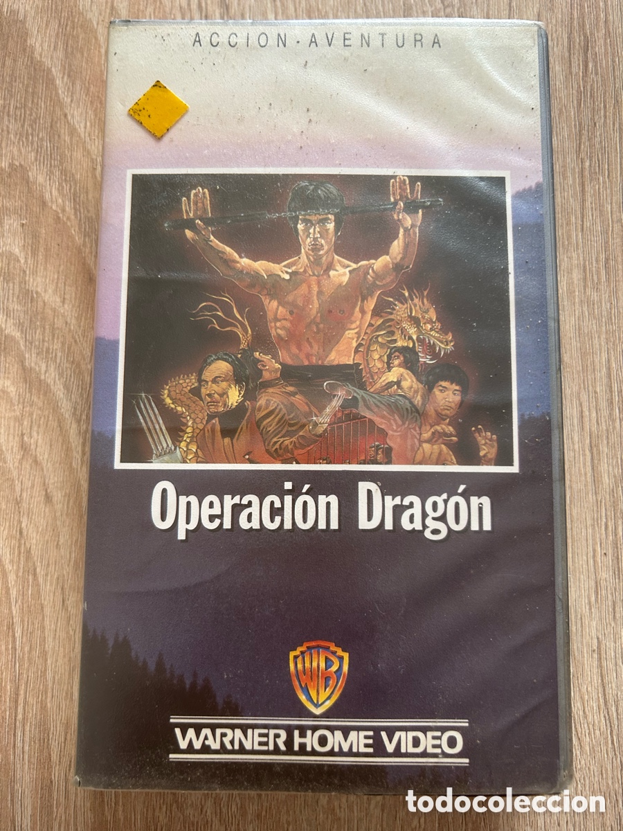 Cine: ANTIGUA PELICULA CINTA VHS - BRUCE LEE - OPERACION DRAGON - A&Ntilde;O 1973