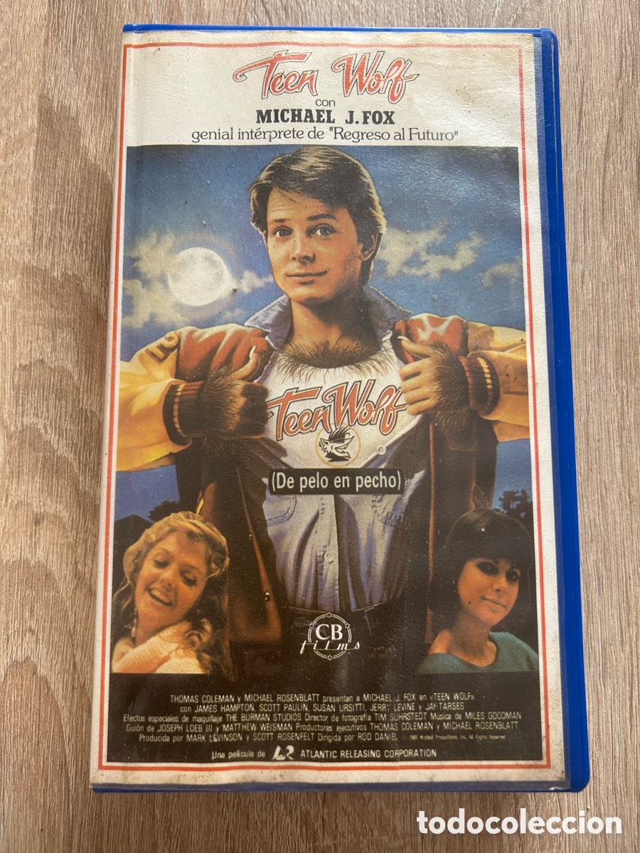 Cine: VHS teen wolf de pelo en pecho