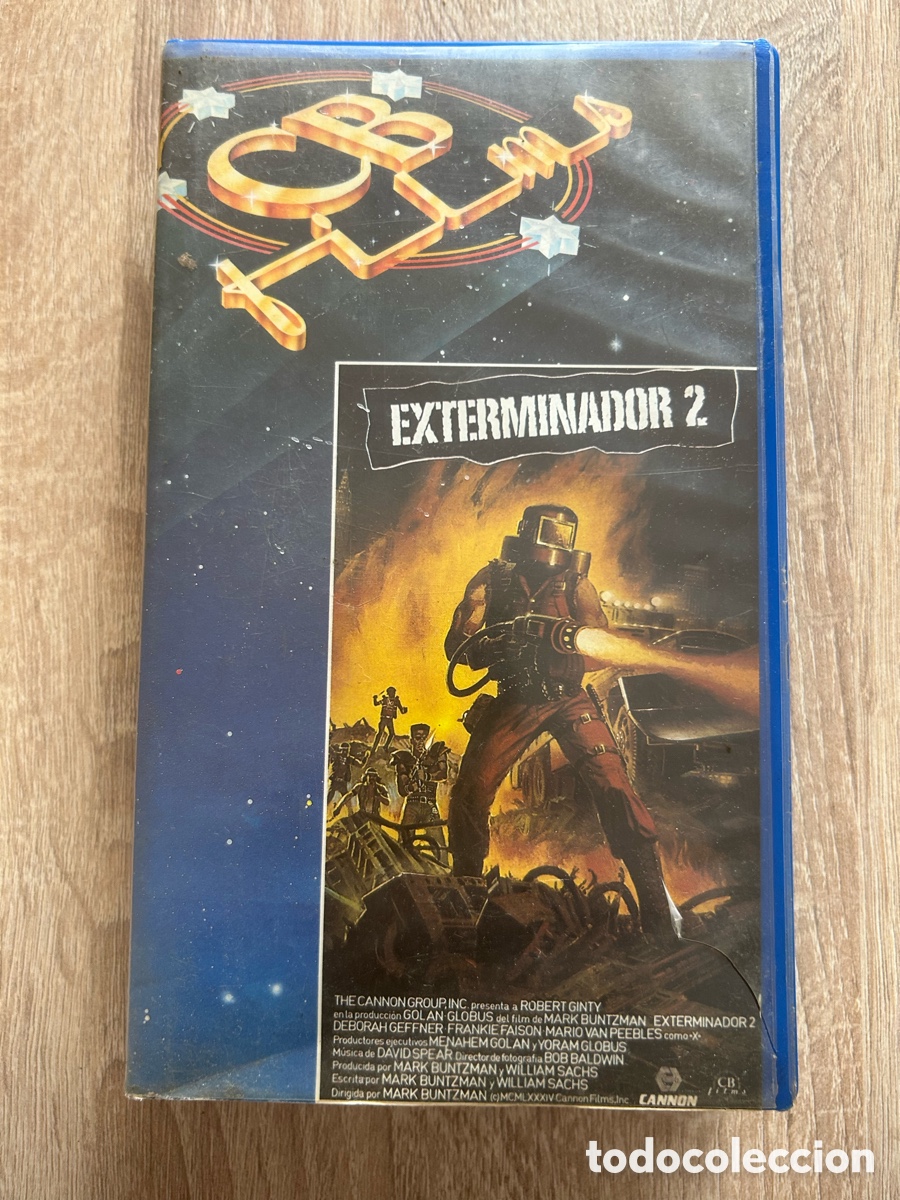 Cine: Pel&iacute;cula vhs exterminador 2 a&ntilde;os 80