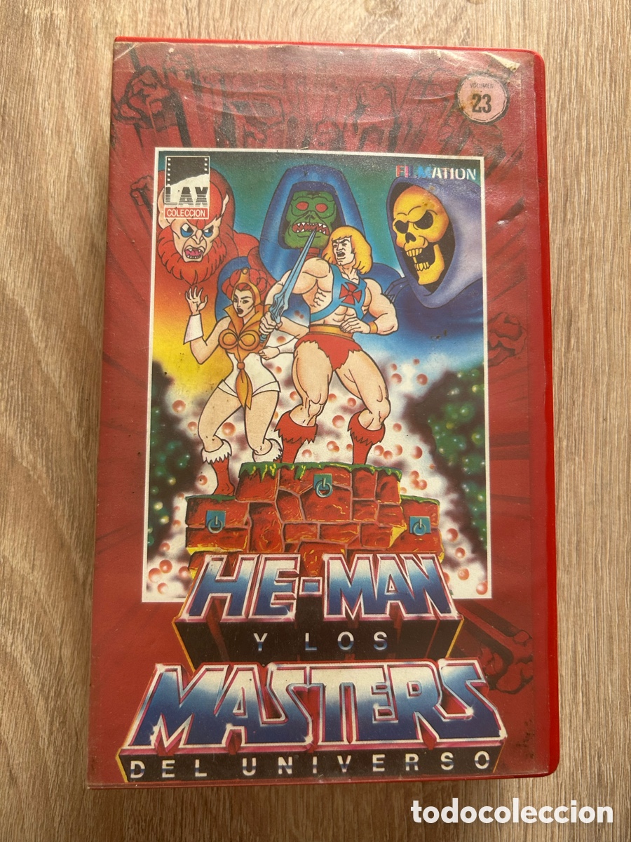 Cine: VHS He-Man y los Masters del Universo&rdquo; Volumen 23 de la colecci&oacute;n espa&ntilde;ola Lax Video.