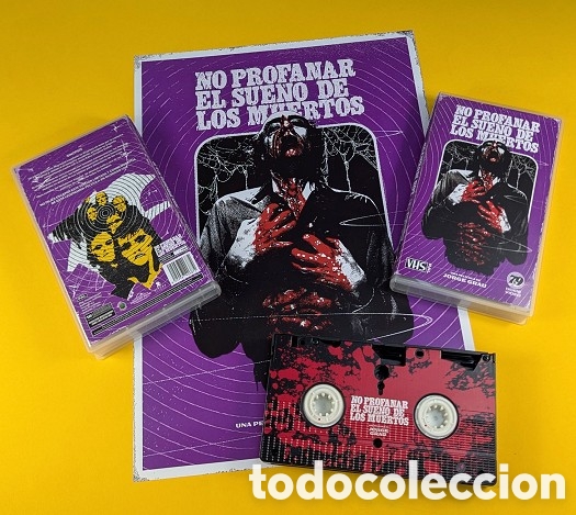 Cine: No Profanar El Sue&ntilde;o De Los Muertos (VHS+Poster vintage) - VHS