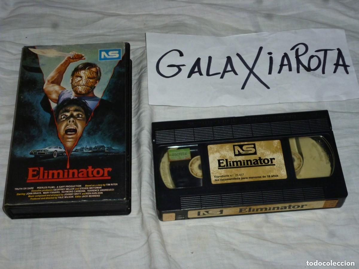 Cine: Eliminator. Truth or dare - John Brace, Mary Fanaro, Raymond Carbone. Pelicula en video VHS