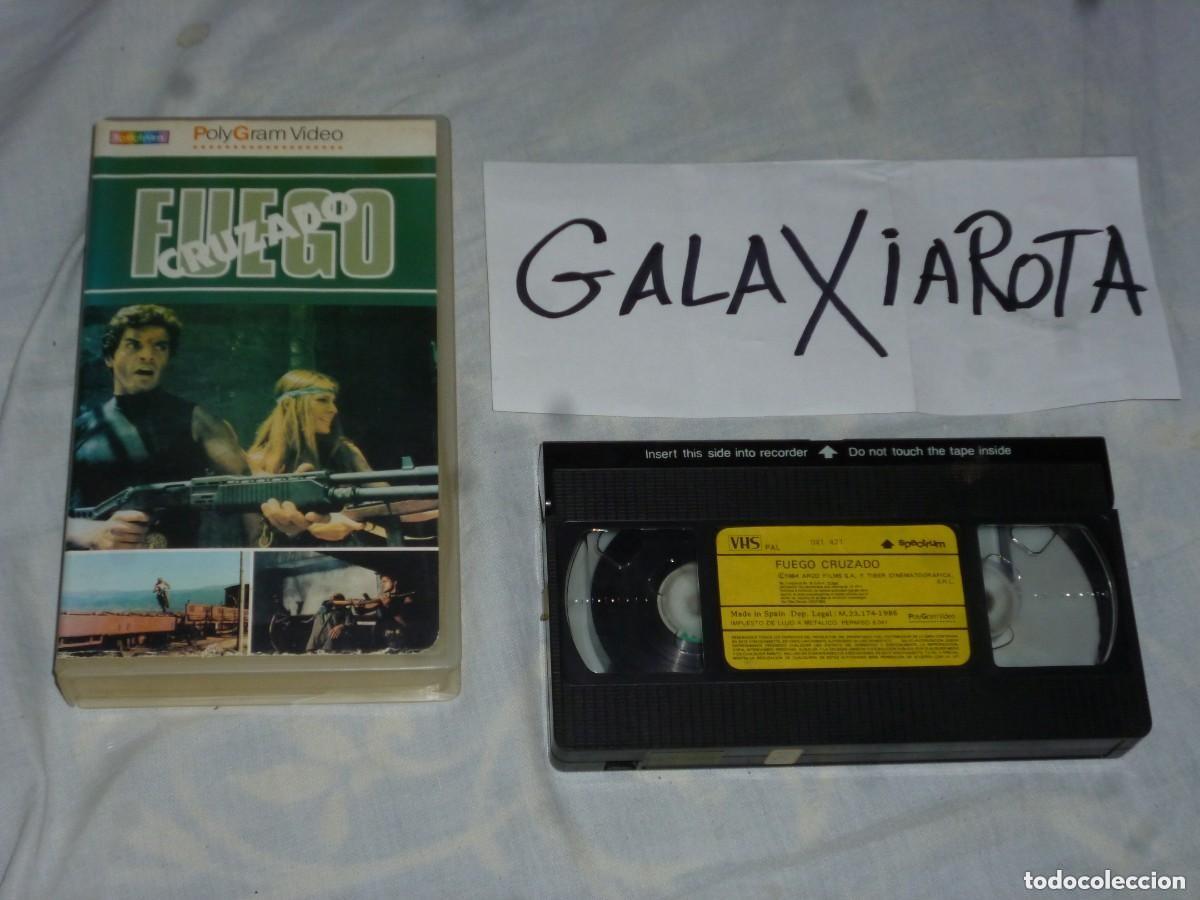 Cine: Fuego cruzado. pelicula en video vhs