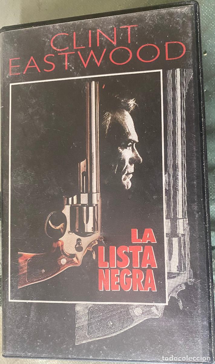 Cine: 'La lista negra', con Clint Eastwood. Thriller / Acci&oacute;n. VHS original. Edici&oacute;n de 1997. Buen estado.
