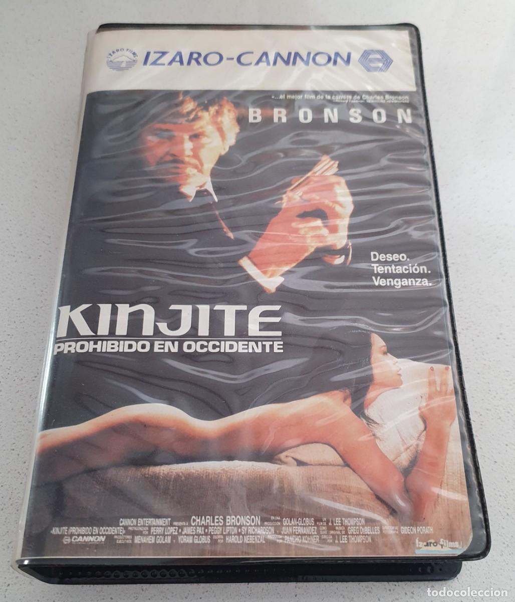 Cine: Pel&iacute;cula Vhs Kinjite Prohibido en occidente. Charles Bronson. Izaro Cannon 1990. Videoclub alquiler.