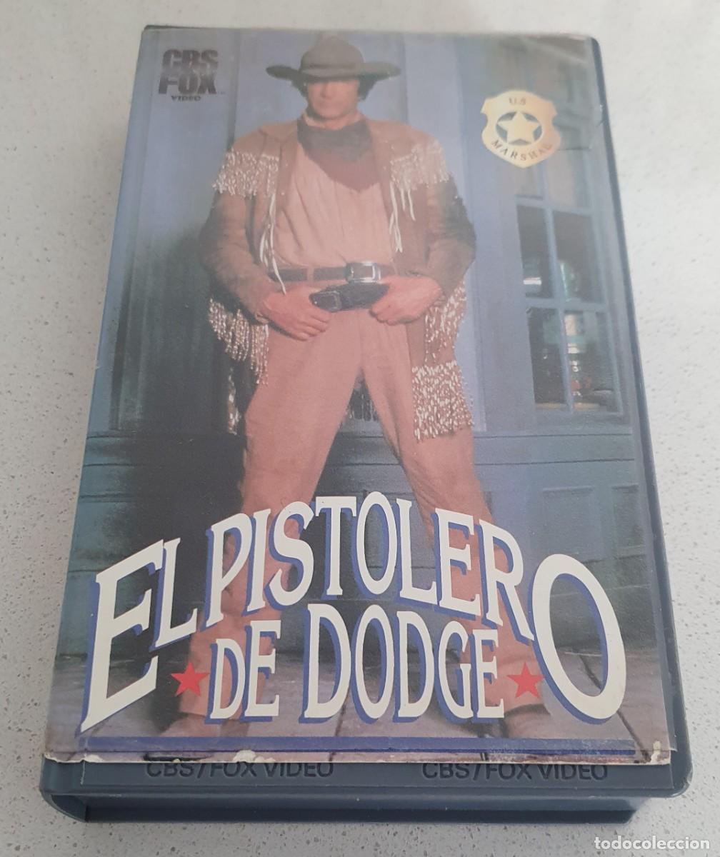 Cine: Pel&iacute;cula Vhs El Pistolero de Dodge. Editada por Cbs Fox Video en 1989. Videoclub alquiler.