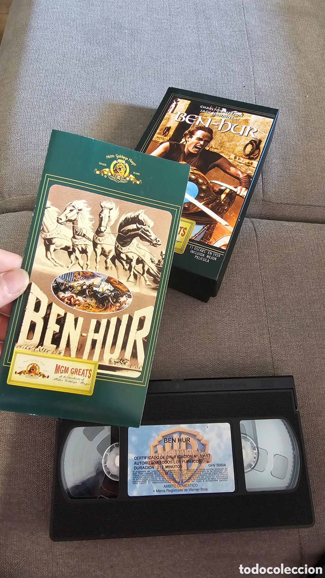 Cine: Edici&oacute;n especial VHS pel&iacute;cula Ben-Hur