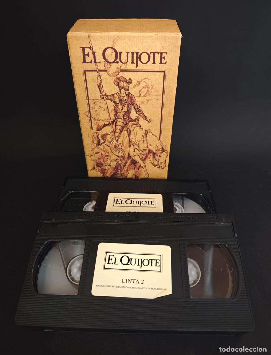 Cine: El Quijote VHS Edici&oacute;n Especial Coleccionista 2 Cintas + Estuche Cart&oacute;n