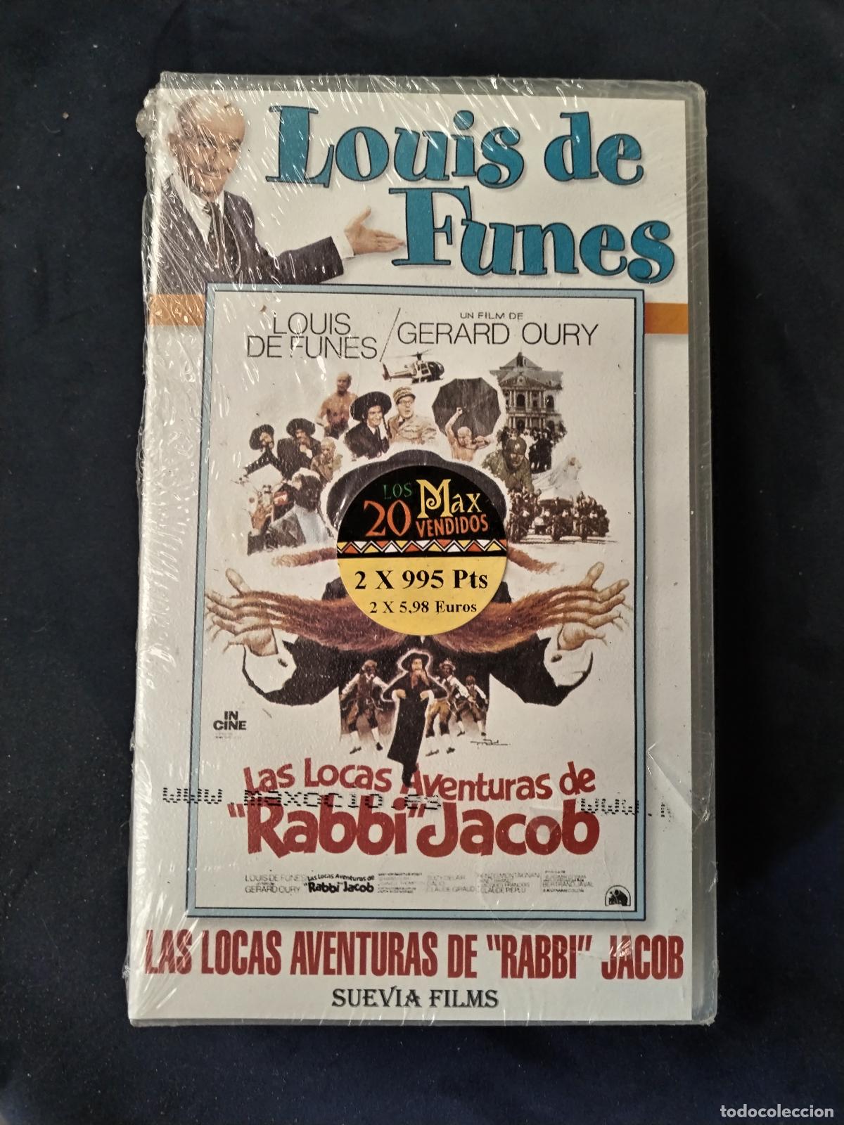 Cine: vhs las locas aventuras de rabbi jacob, louis de funes - c190