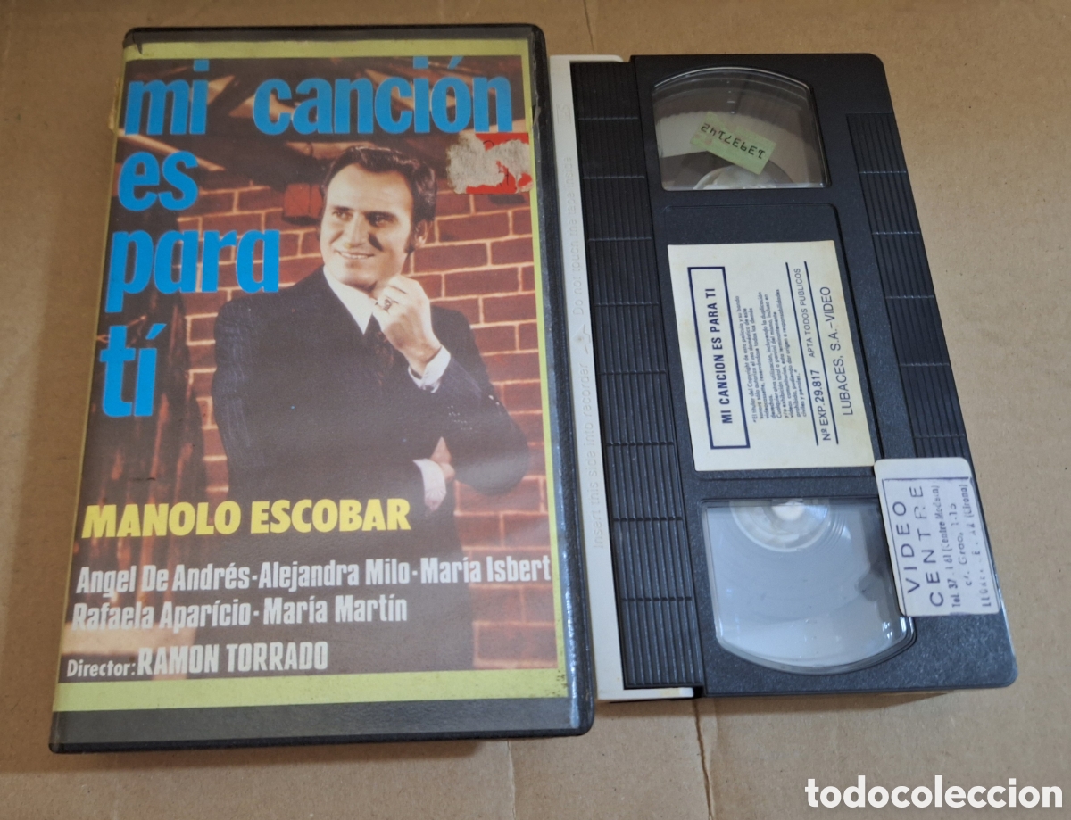 Kino: Mi Canci&oacute;n es para ti VHS Manolo Escobar