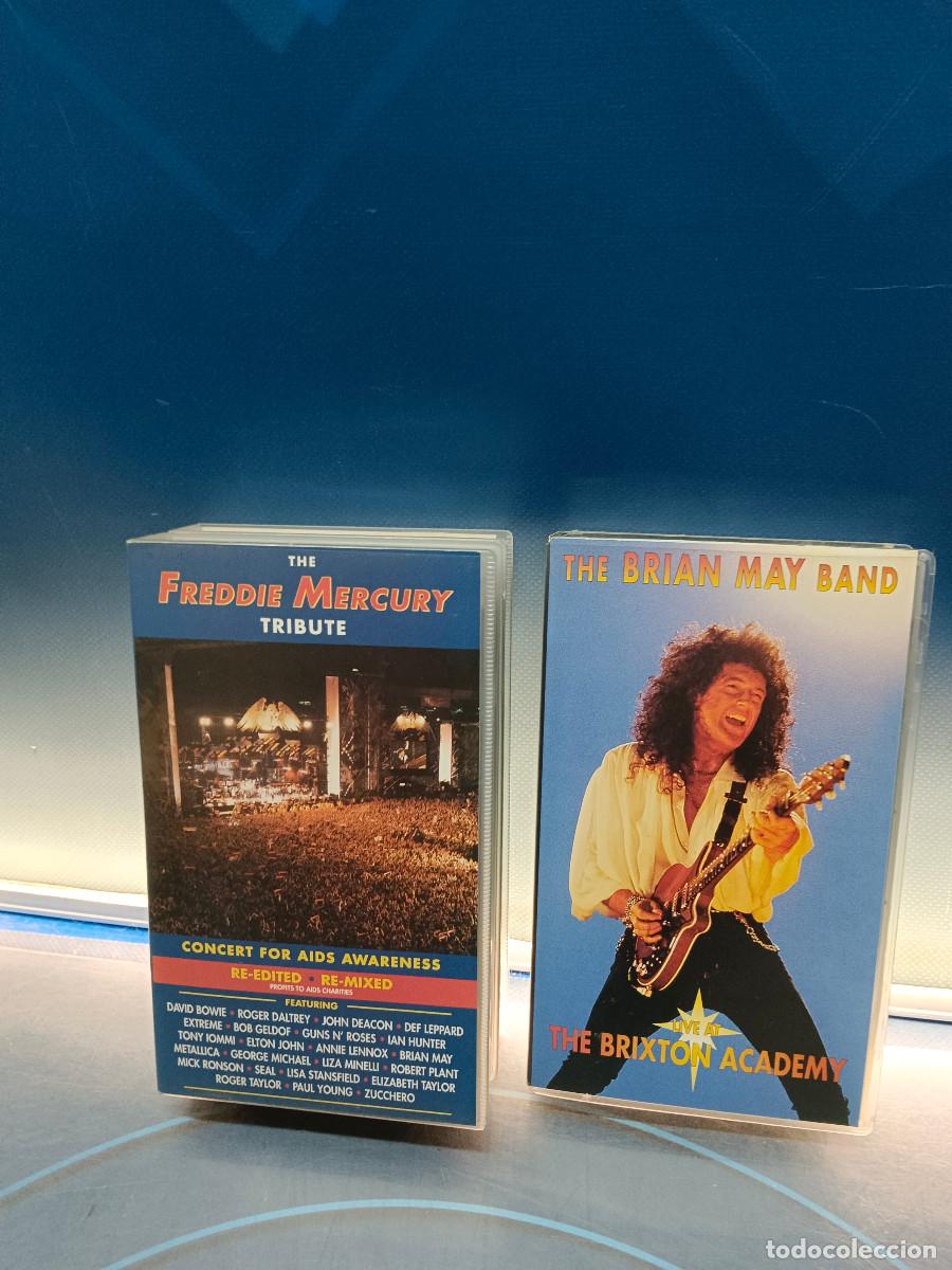 Cine: 2 VHS The Freddie Mercury Tribute + The brian may band