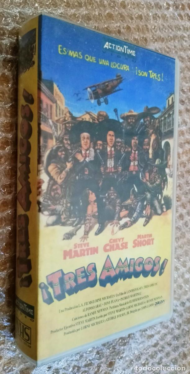 Kino: &iexcl; Tres amigos ! VHS Action time .RARE .