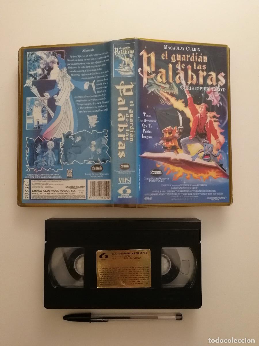 Cine: VHS ORIGINAL - EL GUARDIAN DE LAS PALABRAS - ANIMACION - Macaulay Culkin