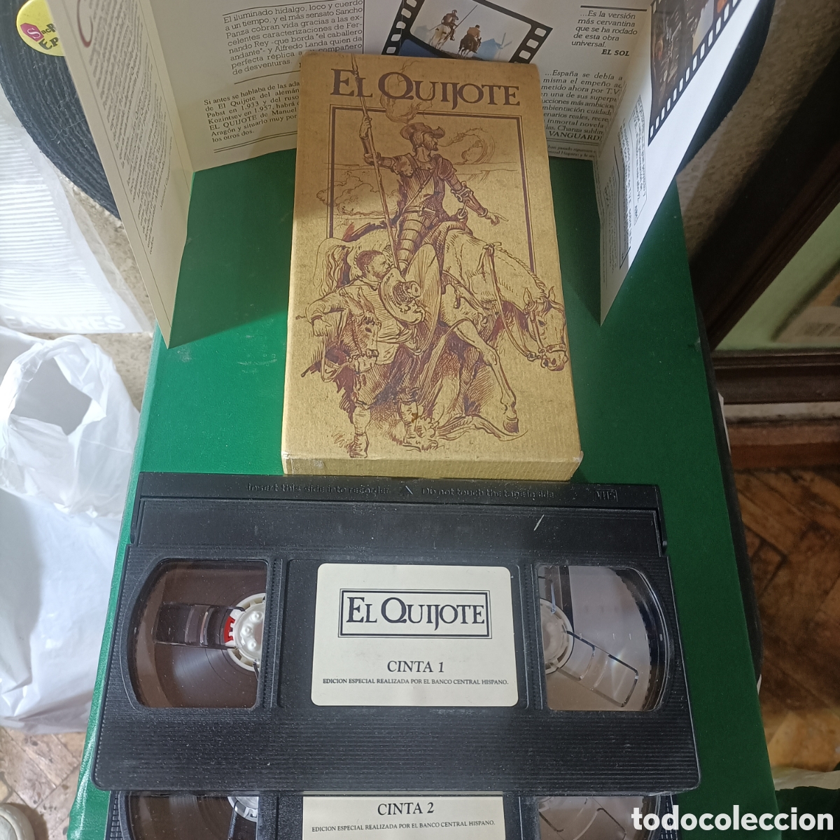Cine: 2 VHS EL QUIJOTE TVE 1992 MANUEL GUTIERREZ ARAGON
