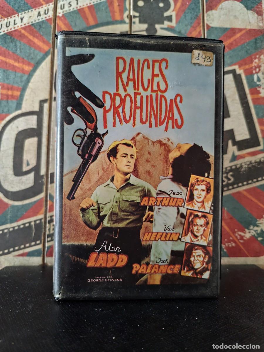 Cine: BF 10 VHS CG Ra&iacute;ces profundas - Alan Ladd, Jack Palance
