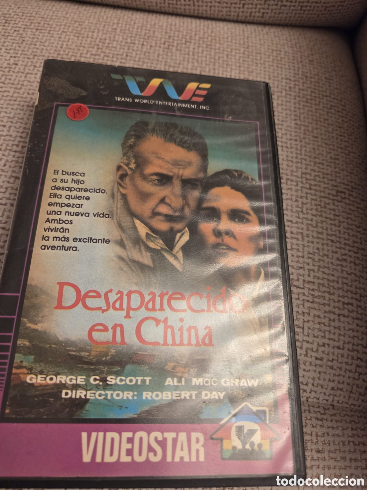 Cine: VHS DESAPARECIDO EN CHINA 1a Edici&oacute;n de Videoclub VIDEOSTAR