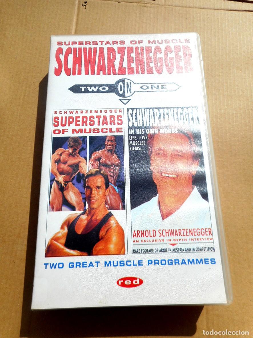 Cine: SUPERSTARS OF MUSCLE - SCHWARZENEGGER IN HIS OWN WORDS (VHS) -EN INGL&Eacute;S-
