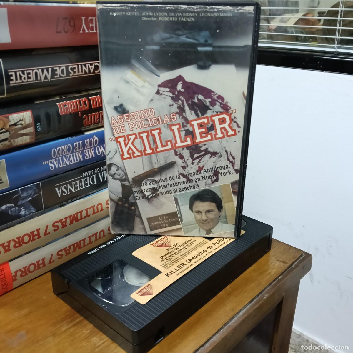 Cine: ASESINO DE POLICIAS KILLER - ROBERTO FAENZA - JOHNNY ROTTEN, HARVEY KEITEL - TOPACIO 1987