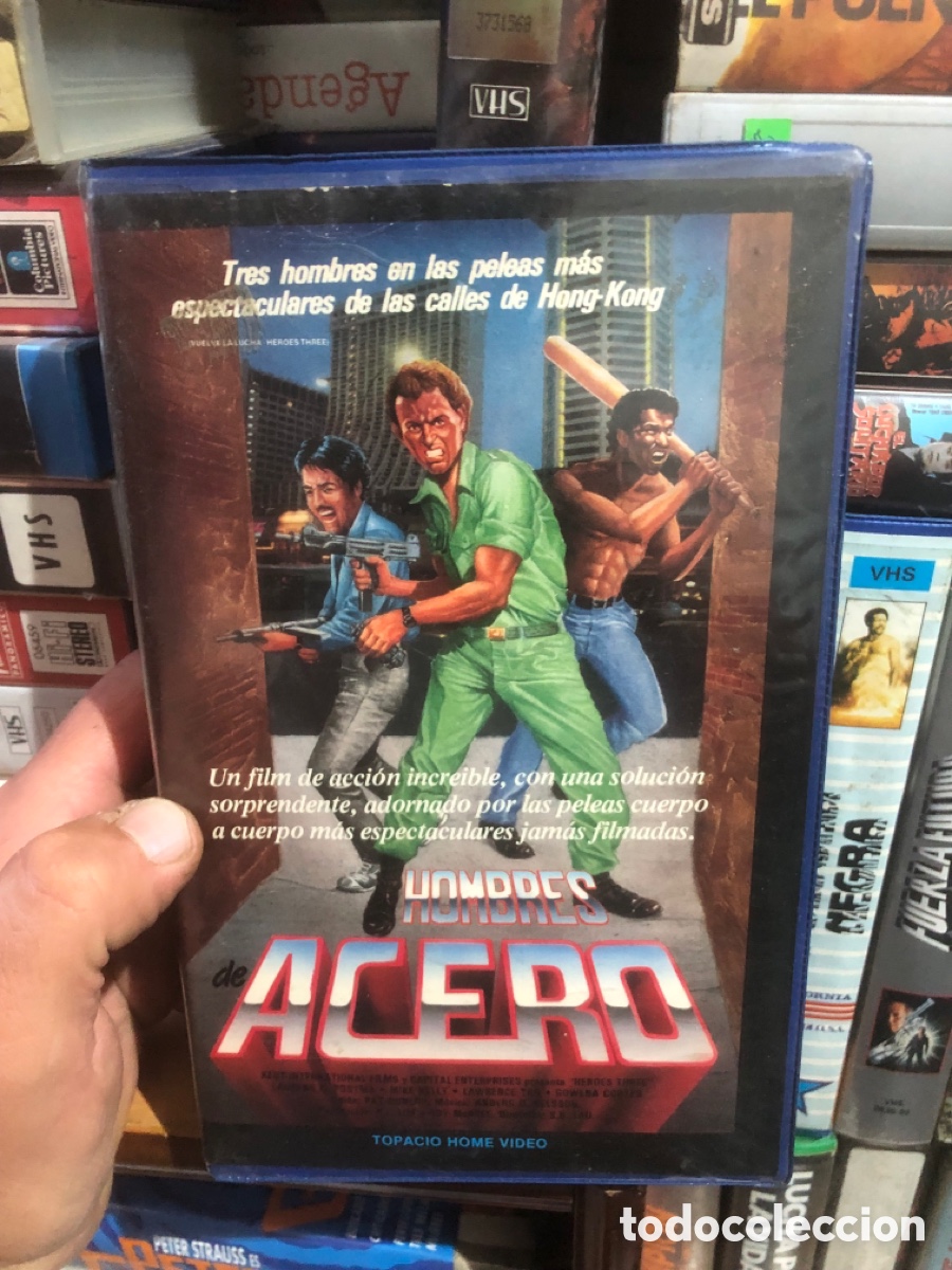 Cine: VHS V&Iacute;DEO CLUB HOMBRES DE ACERO