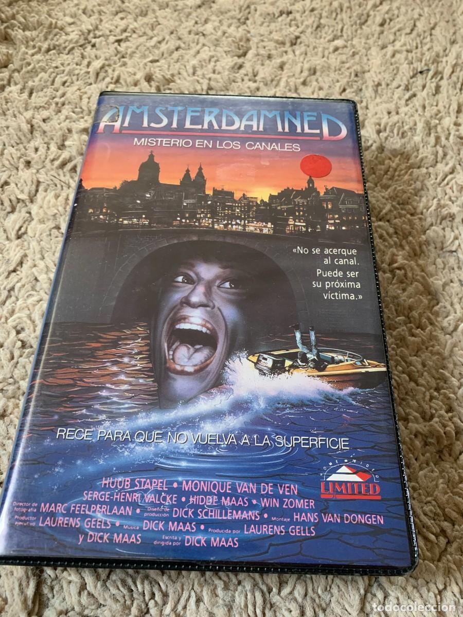 Cine: VHS. AMSTERDAMNED. MISTERIO EN LOS CANALES. ESTUCHE GRANDE