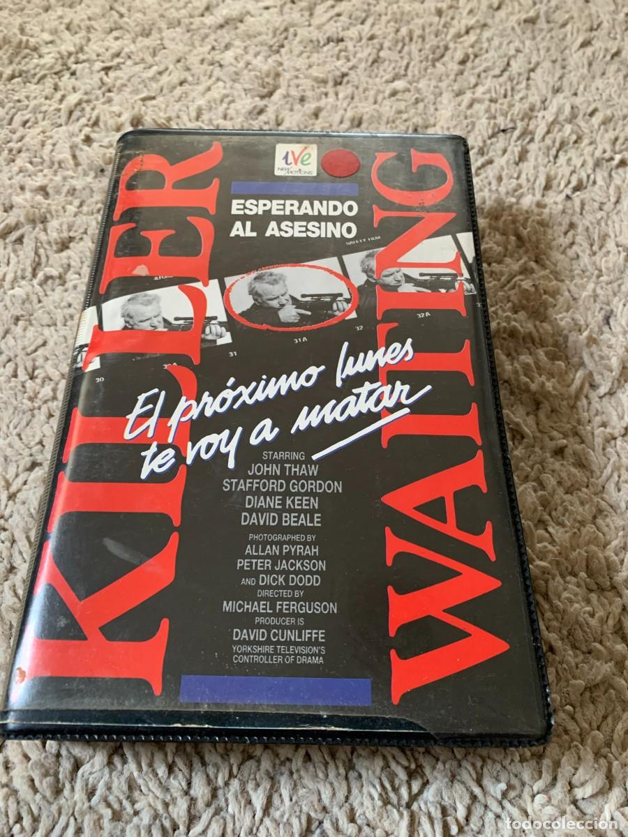 Cine: VHS. ESPERANDO AL ASESINO. ESTUCHE GRANDE