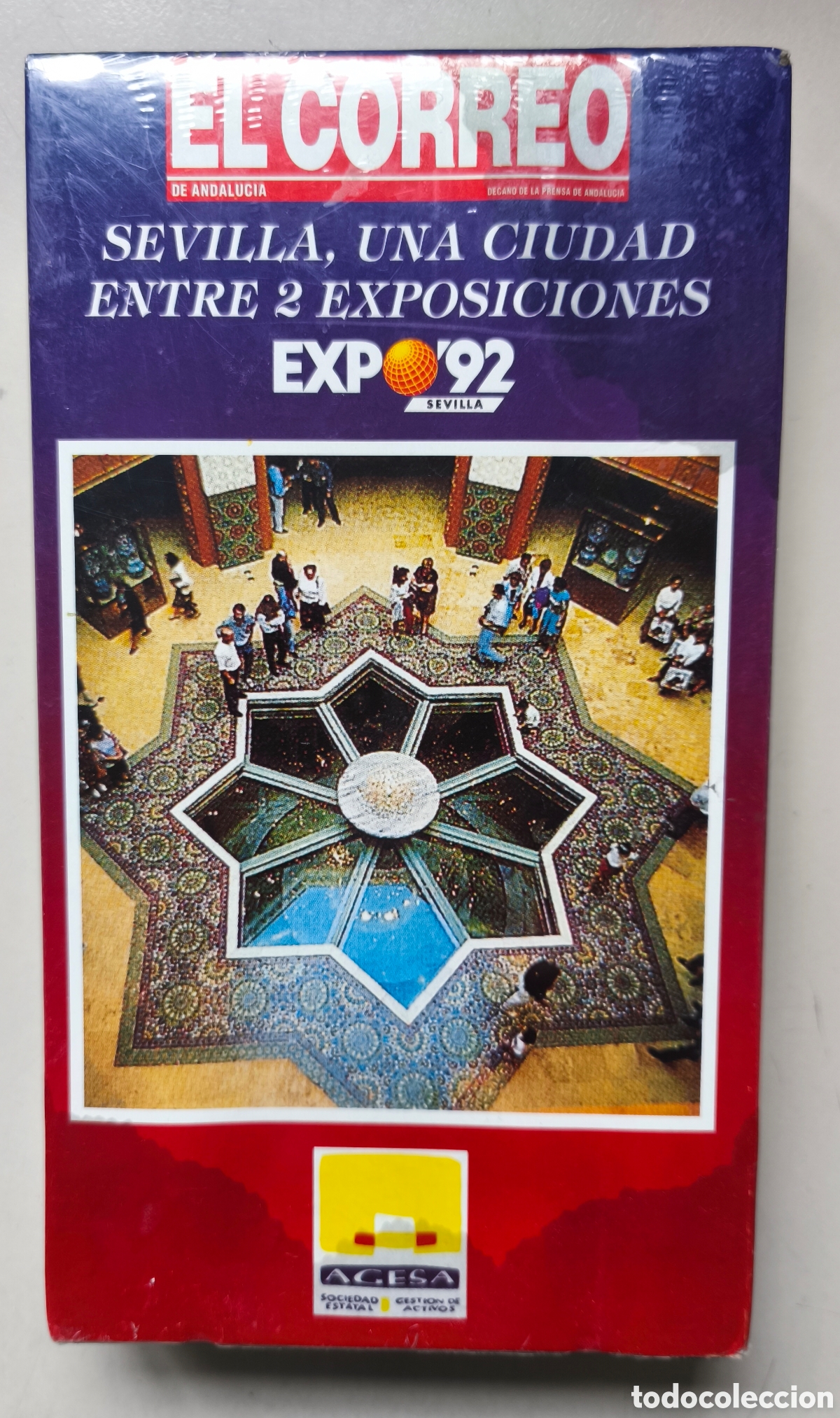 Cine: Cinta VHS sobre la Expo&acute;92 de Sevilla (sin abrir)
