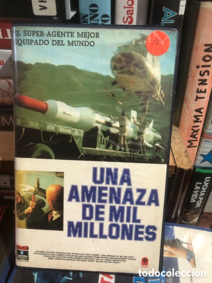 Cine: VHS V&Iacute;DEO CLUB UNA AMENAZA DE MIL MILLONED