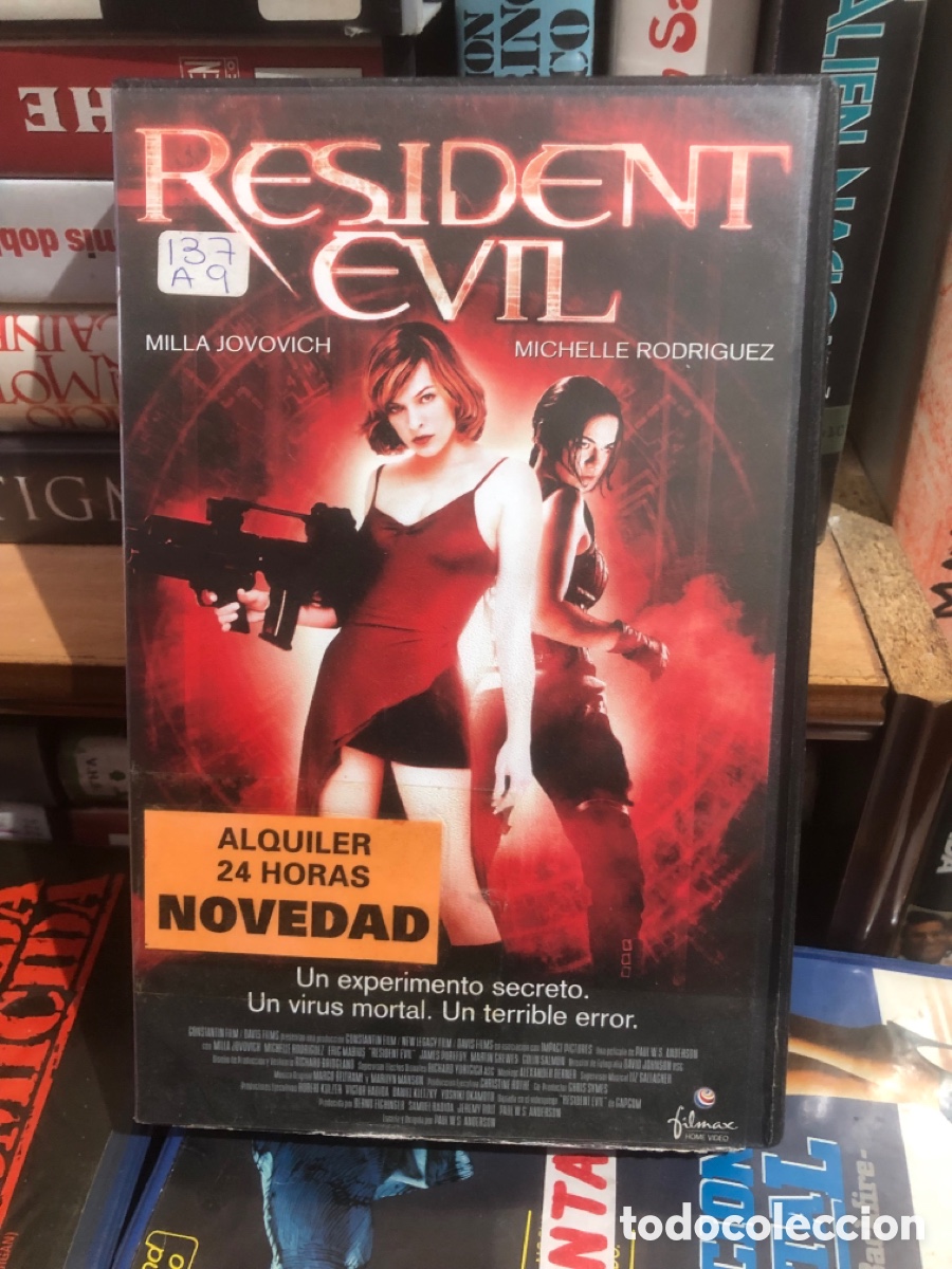 Cine: VHS V&Iacute;DEO CLUB RESIDENT EVIL