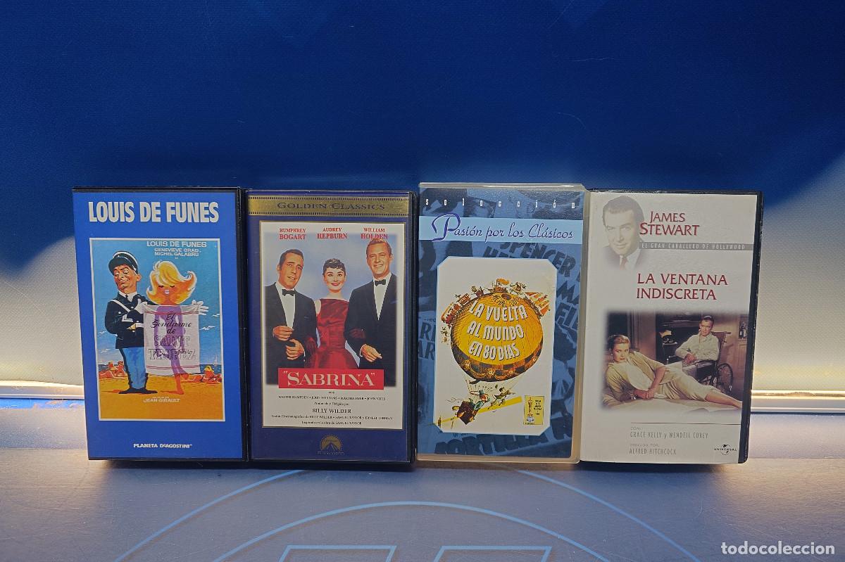 Cine: Lote 4 Pel&iacute;culas VHS Cl&aacute;sicos
