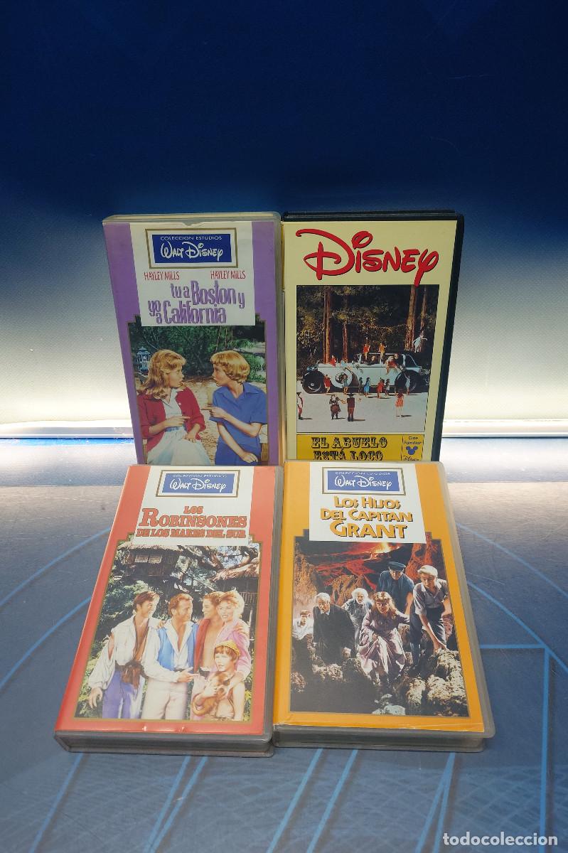 Cine: 4 Pel&iacute;culas Cl&aacute;sicas Walt Disney VHS