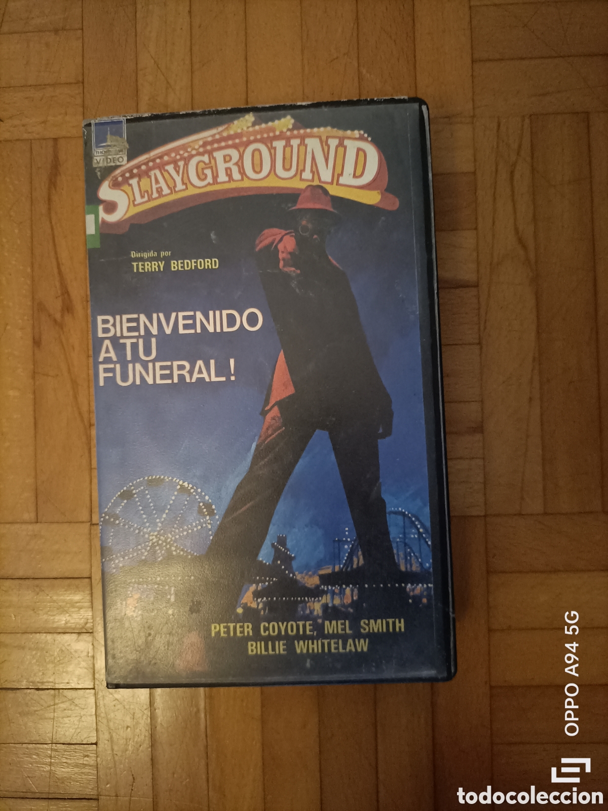 Cine: VHS Slayground | Peter Coyote, Mel Smith | Thriller de Acci&oacute;n 1983 | Edici&oacute;n Thorn EMI