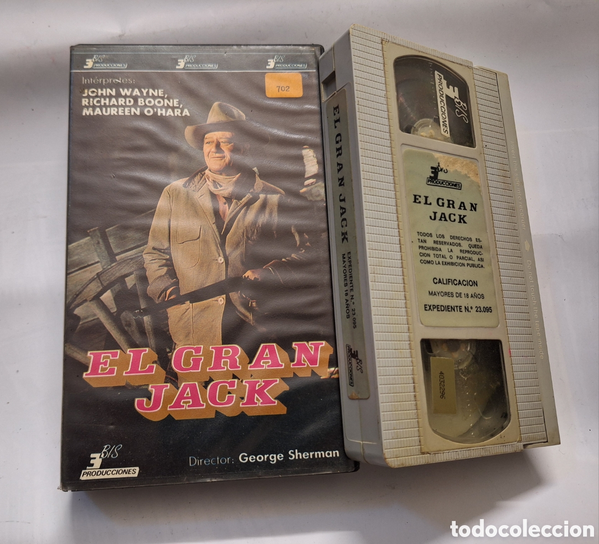 Cine: El Gran Jack VHS Descatalogada