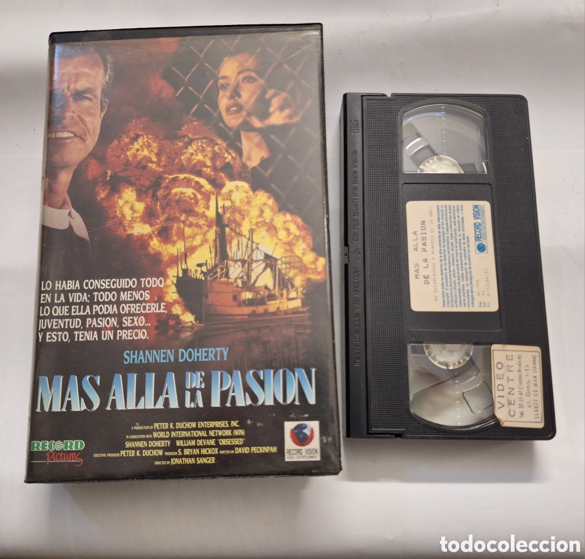 Cine: M&aacute;s alla de la Pasi&oacute;n VHS Thriller