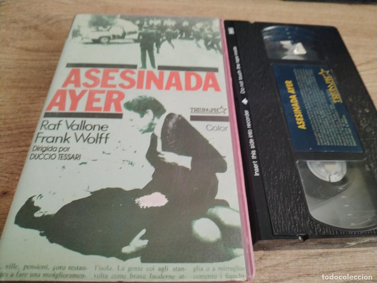 Cine: VHS - ASESINADA AYER - 235