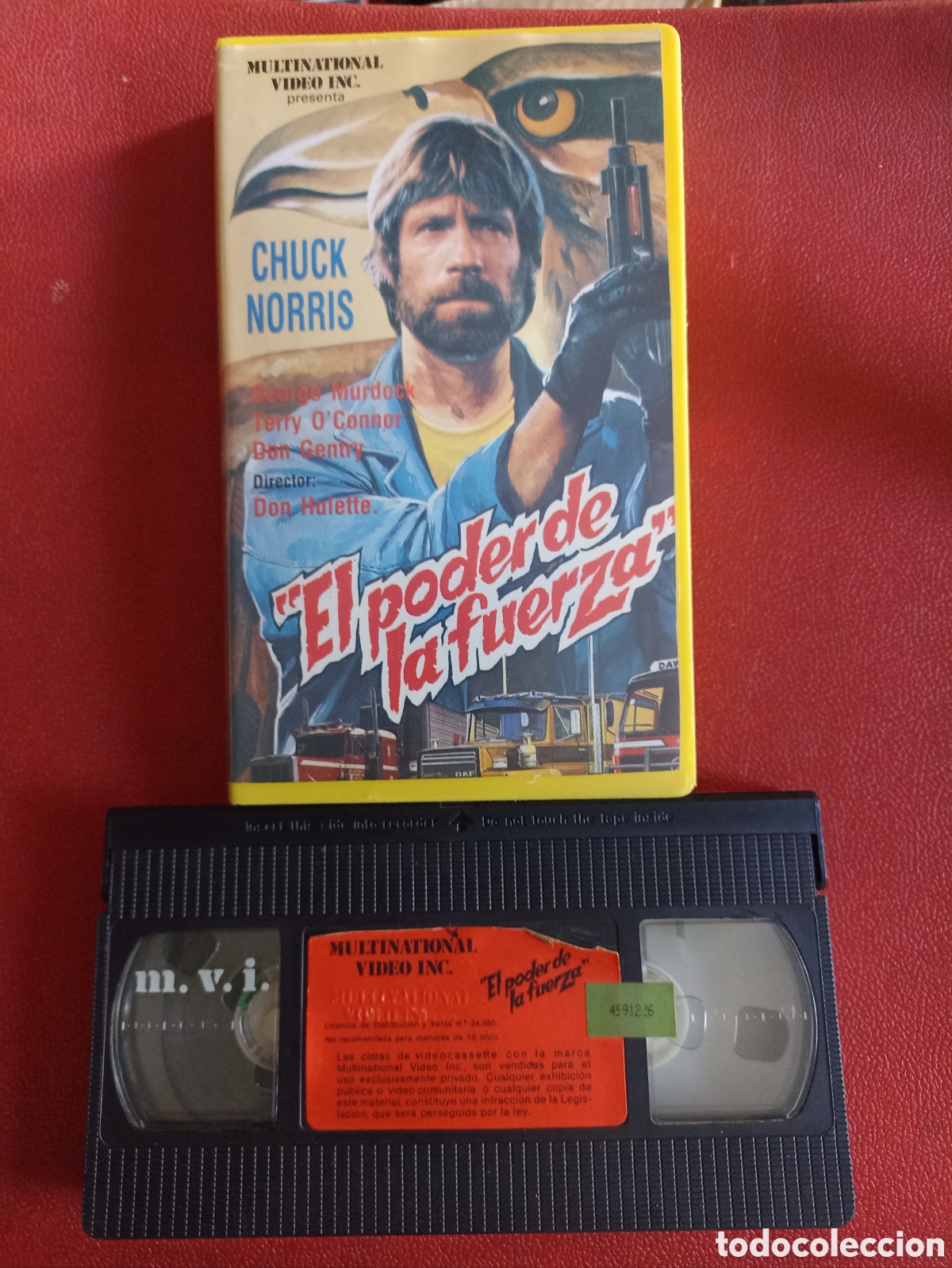 Cine: VHS-EL PODER DE LA FUERZA. CHUCK NORRIS. MULTINACIONAL VIDEO INC.