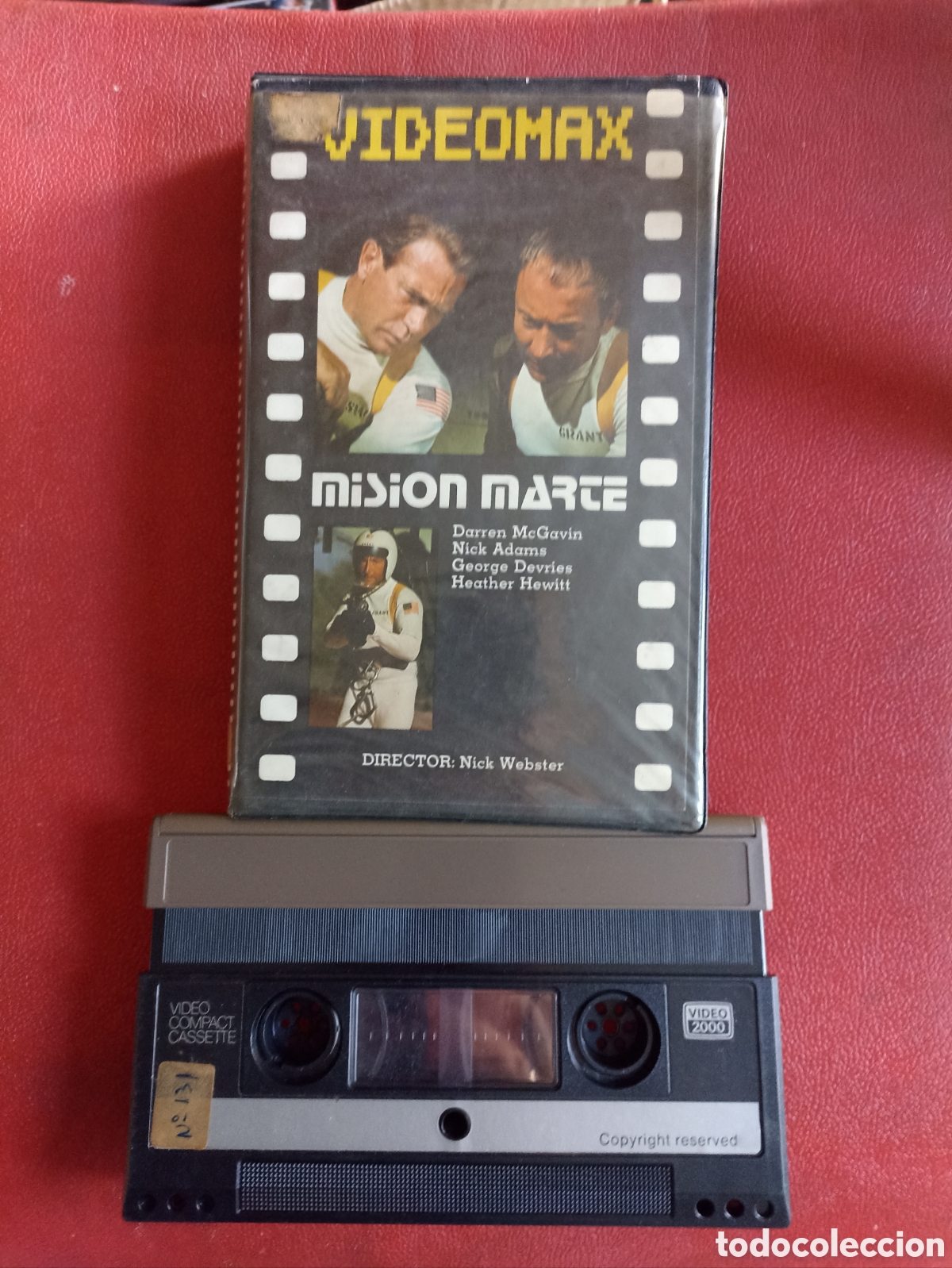 Cine: VIDEO2000- MISI&Oacute;N MARTE. VIDEOMAX. No vhs