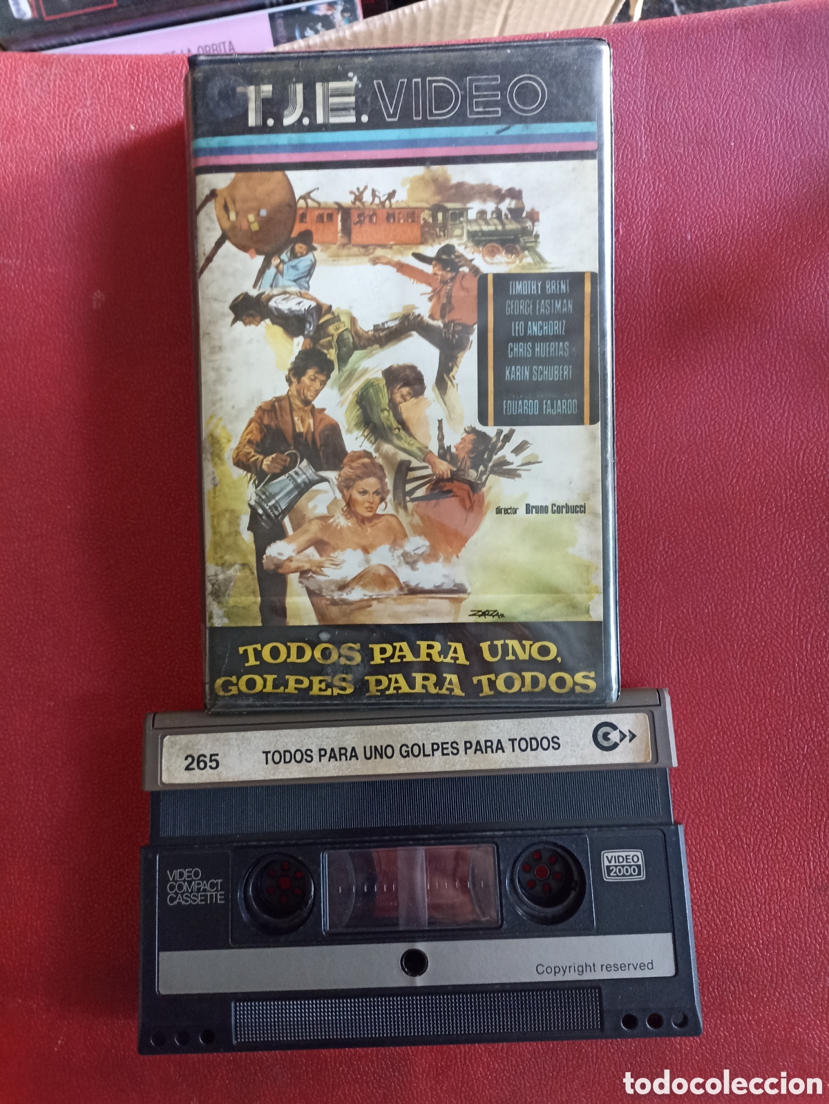 Cine: V&Iacute;DEO2000-TODOS PARA UNO GOLPES PARA TODOS. TJE. SERGIO CORBUCCI. NO VHS