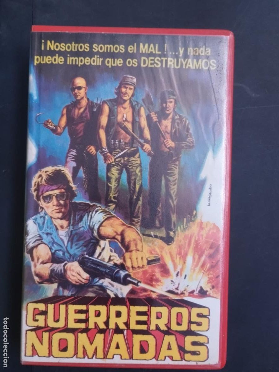 Cine: VHS GUERREROS NOMADAS - FRANK ROACH - ANTHONY LASCHI