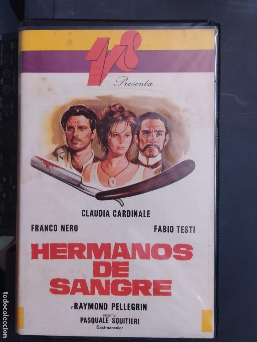 Cine: VHS HERMANOS DE SANGRE - FRANCO NERO - FABIO TESTI