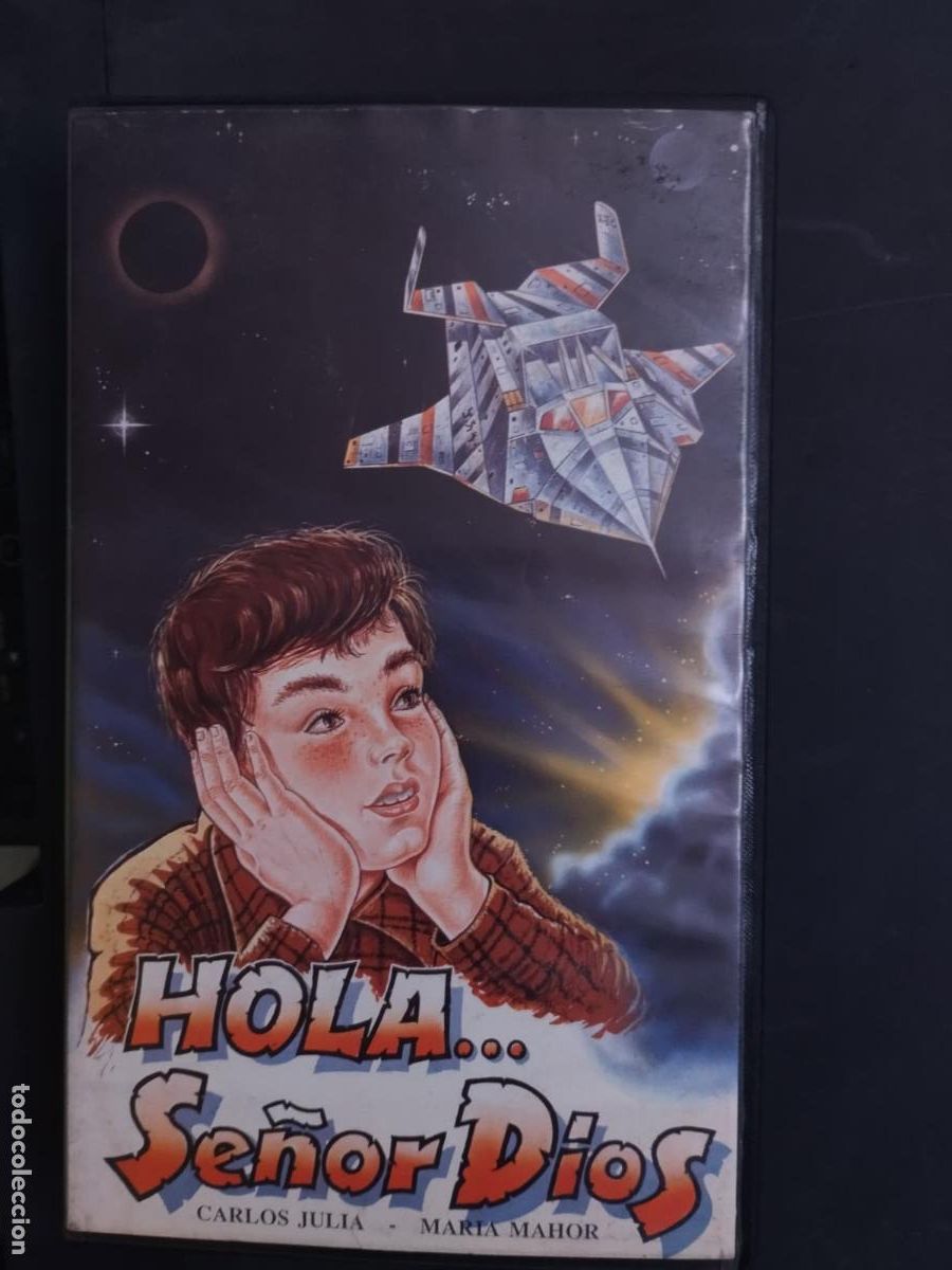 Cine: VHS HOLA SE&Ntilde;OR DIOS - MANUEL ESTEBA - JOSE MARIA BLANCO