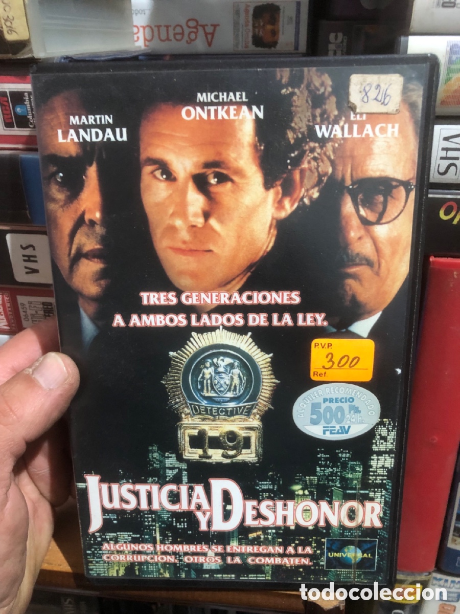 Cine: VHS V&Iacute;DEO CLUB JUSTICIA Y DESHONOR