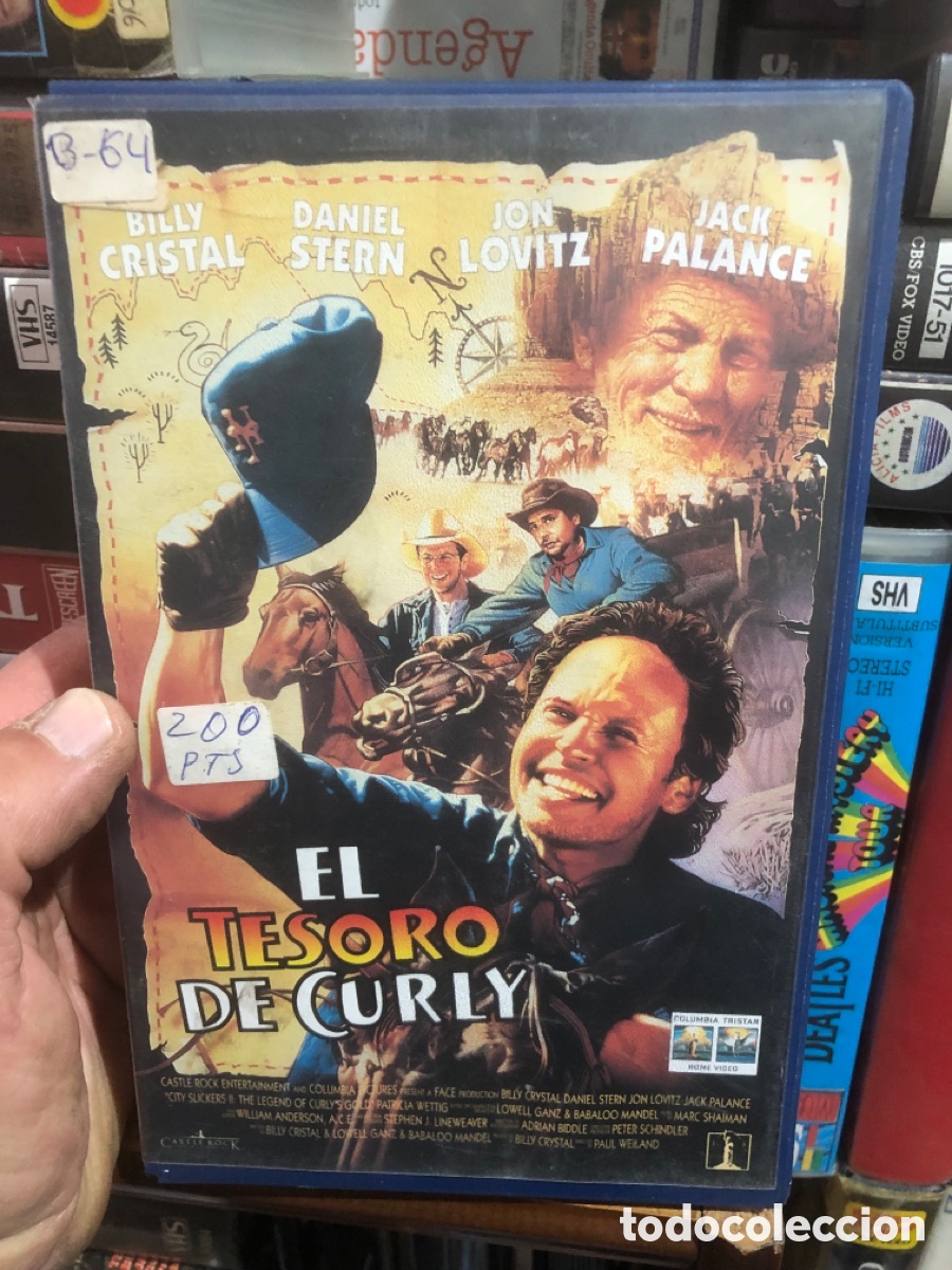 Cine: VHS V&Iacute;DEO CLUB EL TESORO DE CURLY