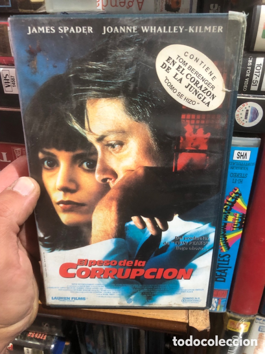 Cine: VHS V&Iacute;DEO CLUB EL PESO DE LA CORRUPCI&Oacute;N