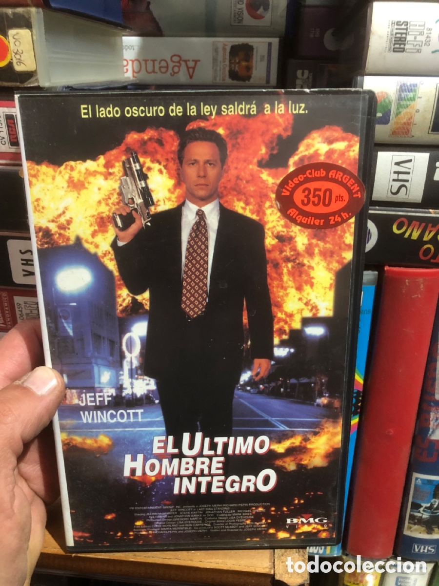 Cine: VHS V&Iacute;DEO CLUB EL &Uacute;LTIMO HOMBRE &Iacute;NTEGRO