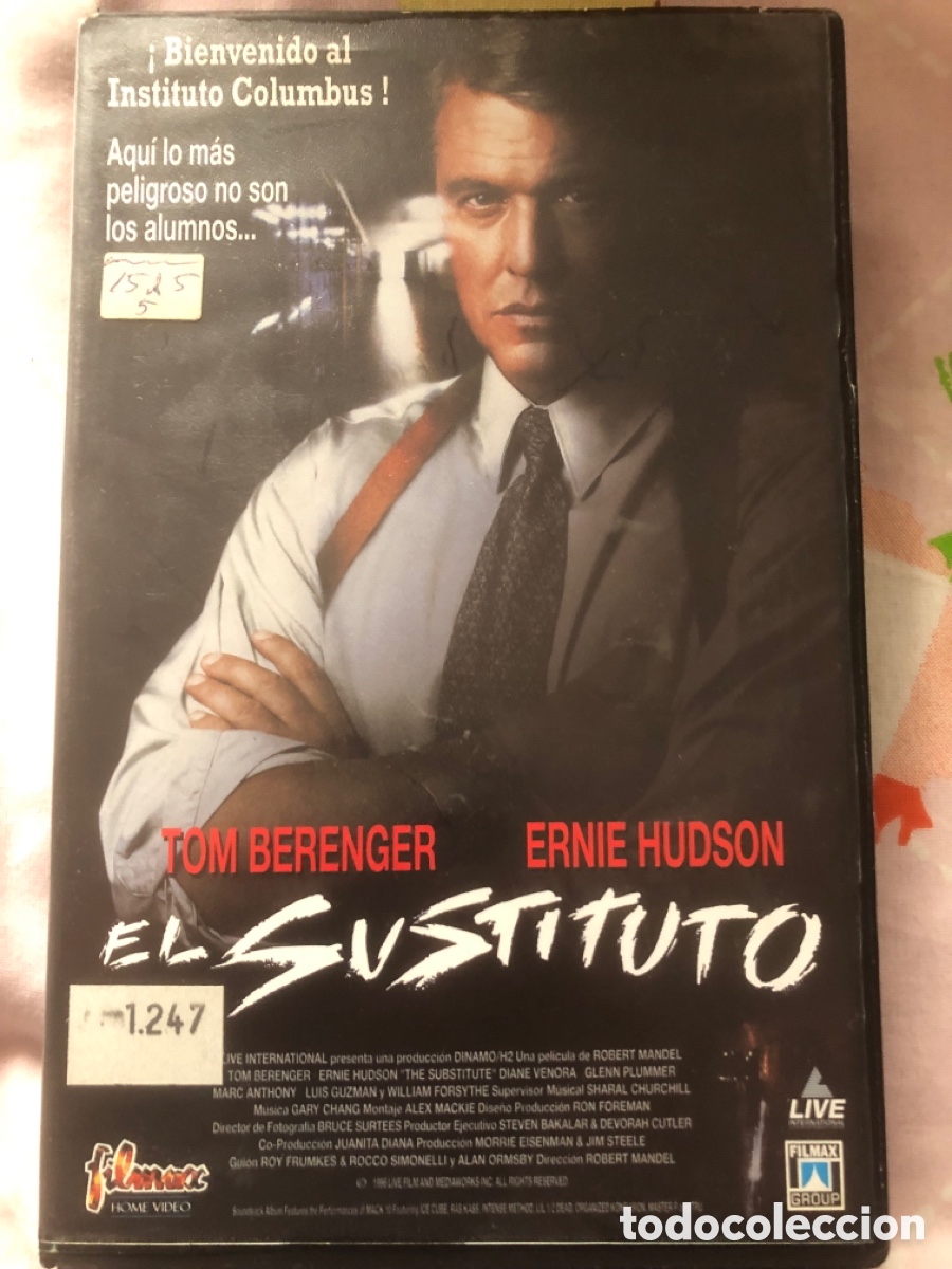Cine: VHS V&Iacute;DEO CLUB EL SUSTITUTO