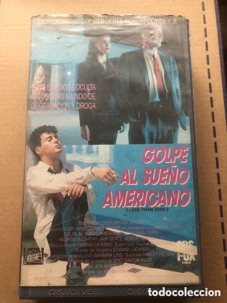 Cine: VHS V&Iacute;DEO CLUB GOLPE AL SUE&Ntilde;O AMERICANO