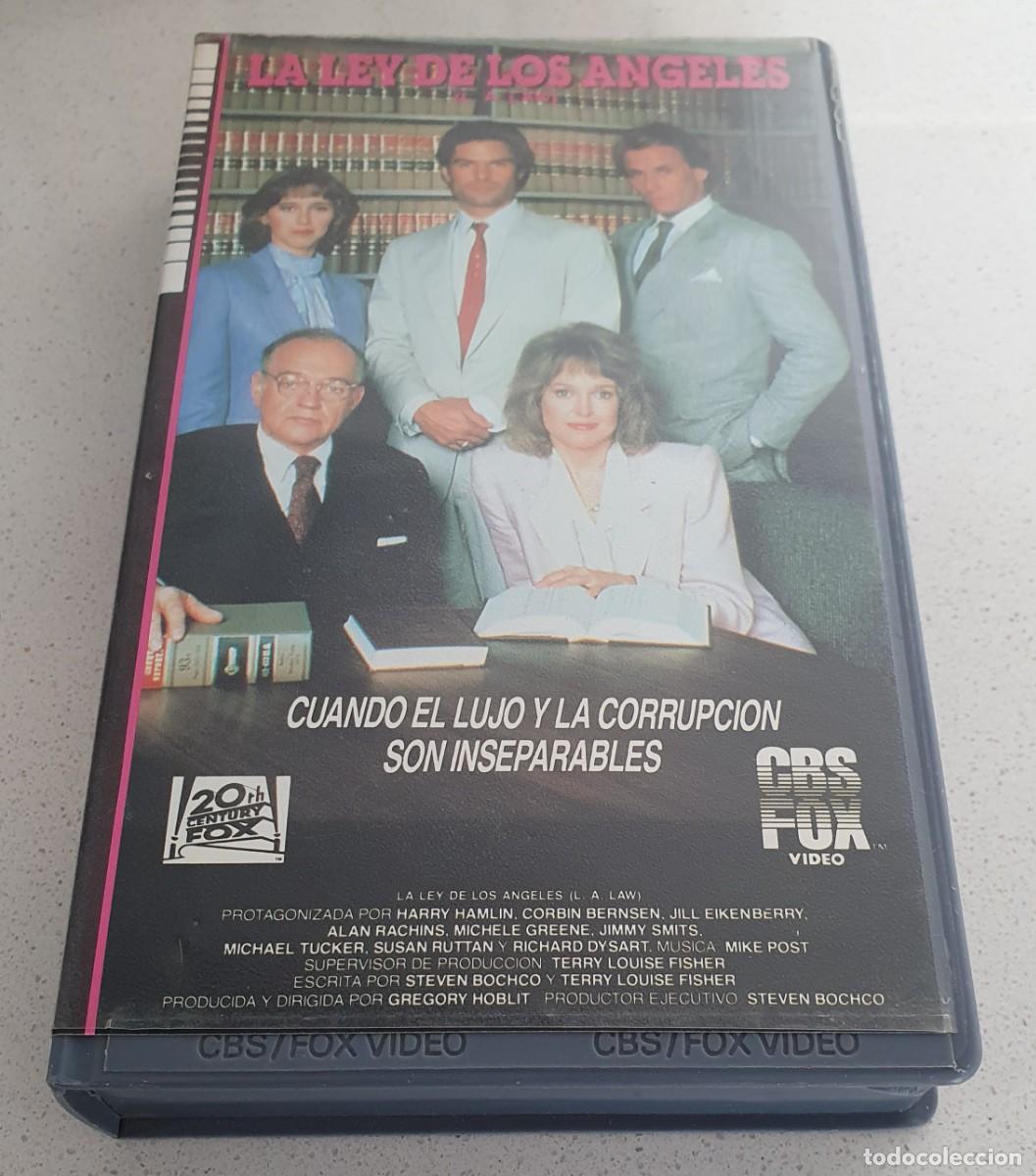Cine: Pel&iacute;cula Vhs La Ley de los &Aacute;ngeles. Cbs Fox Video 1989. Videoclub alquiler.