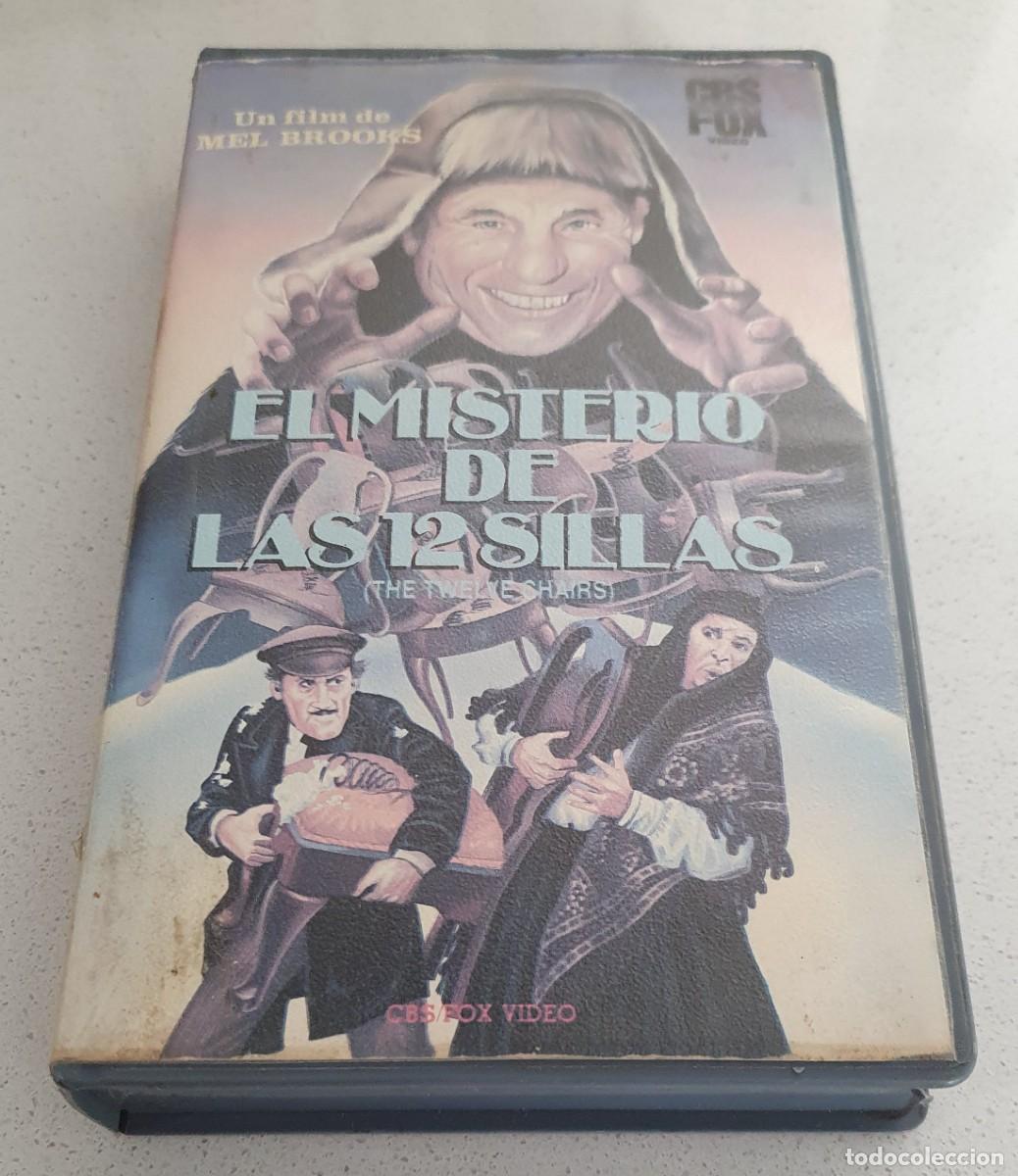 Cine: Pel&iacute;cula Vhs El Misterio de las 12 Sillas. Mel Brooks. Cbs Fox Video 1985. Videoclub alquiler.
