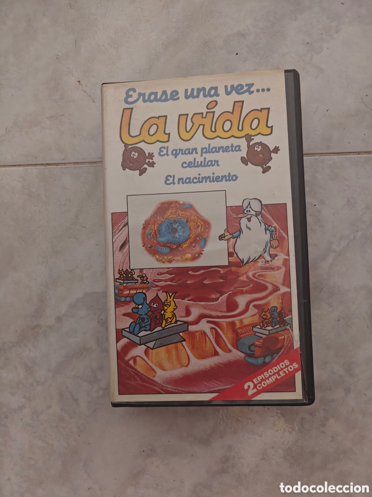 Cine: Cinta VHS &Eacute;rase una vez... La vida - Vol. 1 (El gran planeta celular / El nacimiento) - A&ntilde;o 1990